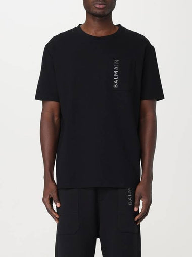 Logo Pocket T Shirt CH1EG105BC61 EHR - BALMAIN - BALAAN 1