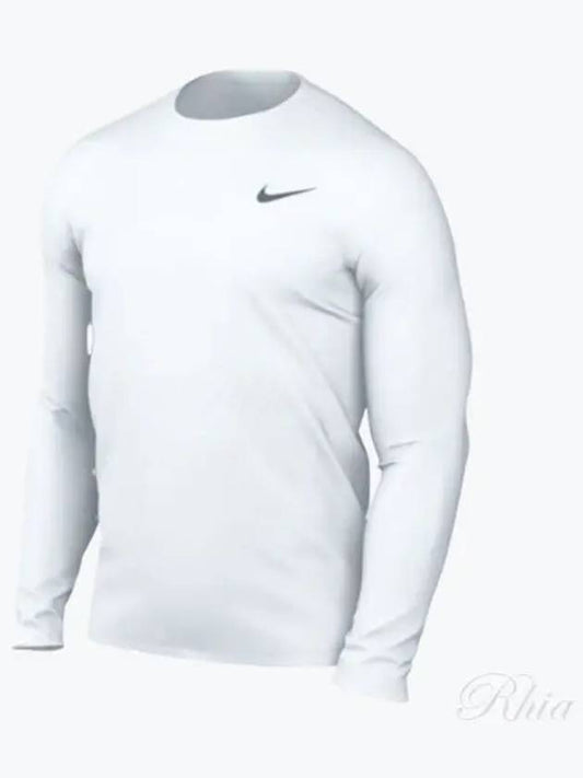 Men's Team Legend Long Sleeve T-Shirt White - NIKE - BALAAN 2