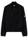 Shell-R Bomber Jacket Black - CP COMPANY - BALAAN 5