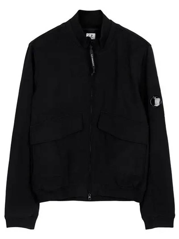 Shell-R Bomber Jacket Black - CP COMPANY - BALAAN 5