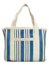 Darwen Striped Nylon Tote Bag Blue - ISABEL MARANT - BALAAN 4