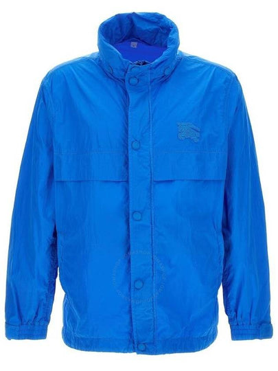 EKD Applique Nylon Zip-Up Jacket Blue - BURBERRY - BALAAN 2