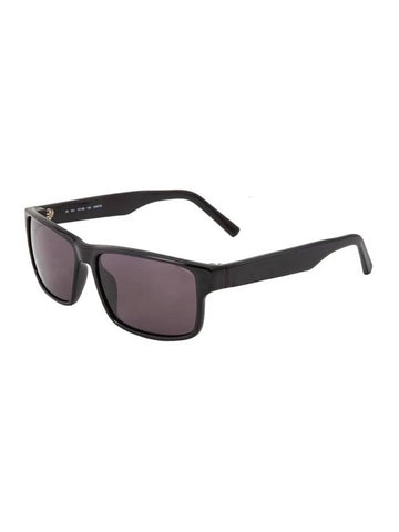 Acetate Rectangle Sunglasses Black - SALVATORE FERRAGAMO - BALAAN 1