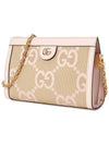 Ophidia Jumbo GG Small Shoulder Bag Camel - GUCCI - BALAAN 3