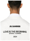 Logo Print Crewneck T-Shirt J21GC0161J46219_104 - JIL SANDER - BALAAN 6