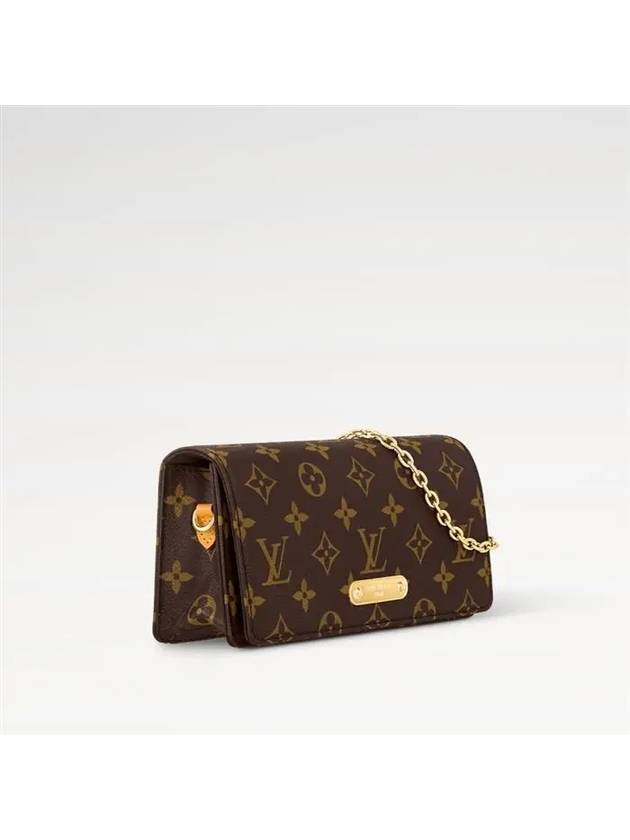 Lily Monogram Chain Shoulder Bag Brown - LOUIS VUITTON - BALAAN 3