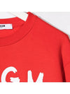 Kids Logo Print Sweatshirt MS027672 040 - MSGM - BALAAN 4