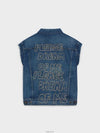 Trucker Denim Jacket Blue - CELINE - BALAAN 2