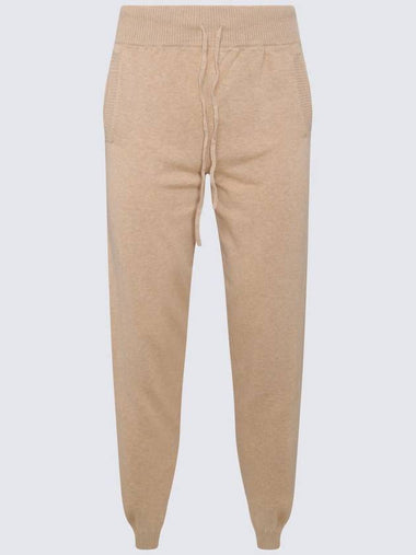 Ma'Ry'Ya Beige Cotton Pants - MA'RY'YA - BALAAN 1