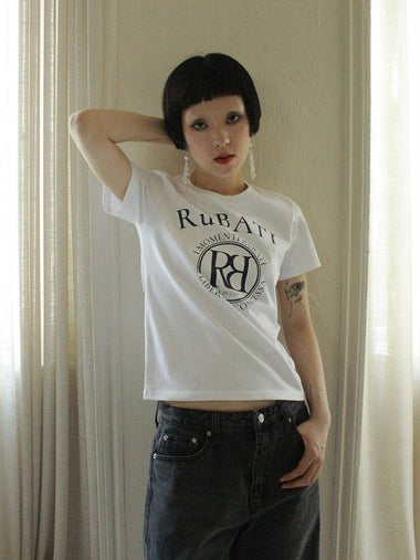 Arc R?BATI Logo Tshirt WHITE - RUBATI - BALAAN 1