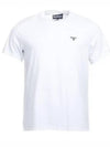 Embroidered Logo Essential Sports Short Sleeve T-Shirt White - BARBOUR - BALAAN 2