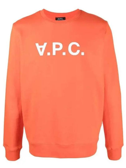 VPC Logo Crew Neck Sweatshirt Orange - A.P.C. - BALAAN 2