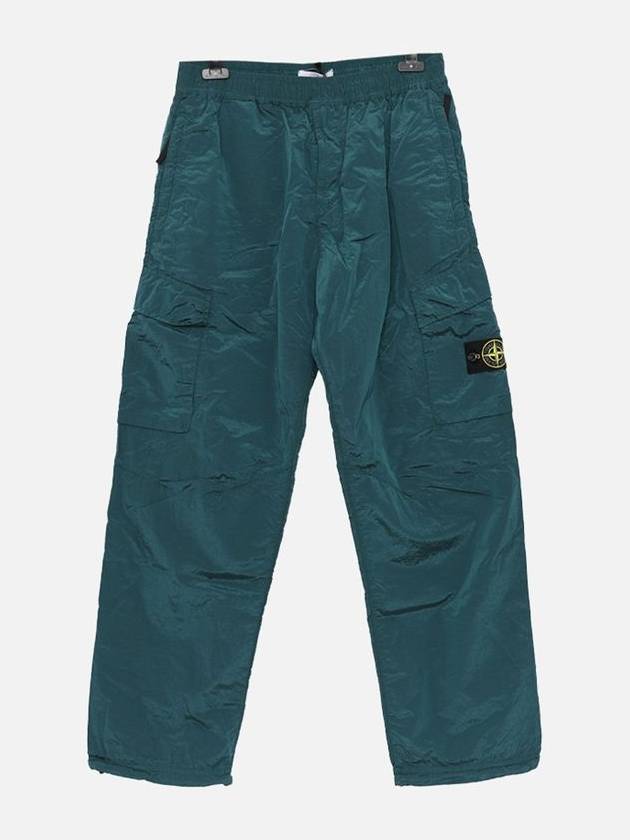 Nylon Metal Econyl Regenerated Cargo Straight Pants Blue - STONE ISLAND - BALAAN 1