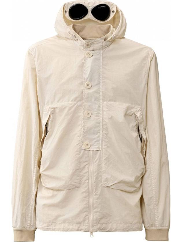 Flatt Nylon Goggle Over Long Sleeve Shirt Beige - CP COMPANY - BALAAN 2