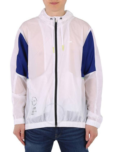 Lacoste Men's Colorblock Sport Packable Nylon Windbreaker Jacket, Brand Size 50 (US Size 40) - LACOSTE - BALAAN 1