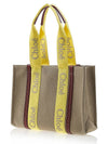 Woody Medium Tote Bag Yellow - CHLOE - BALAAN 3