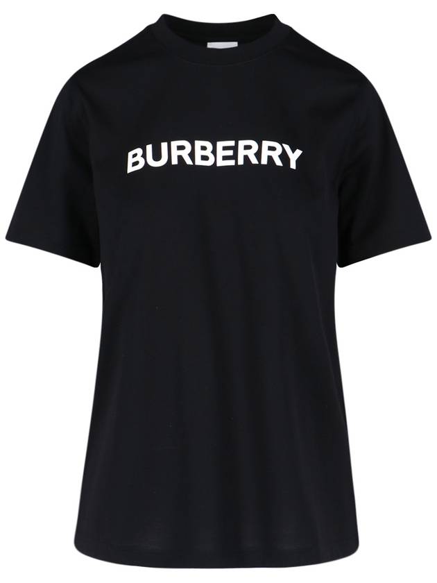 logo short sleeve t-shirt black - BURBERRY - BALAAN 2