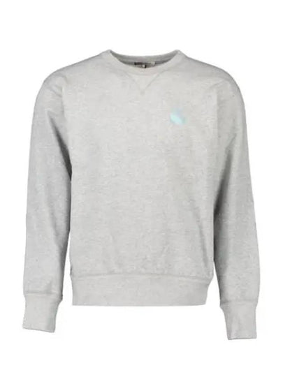 Mike Cotton Logo Sweatshirt Grey - ISABEL MARANT - BALAAN 2