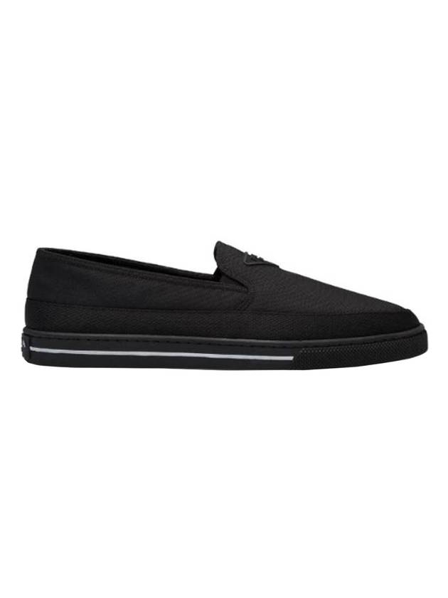 Re-Nylon Slip-Ons Black - PRADA - BALAAN 1