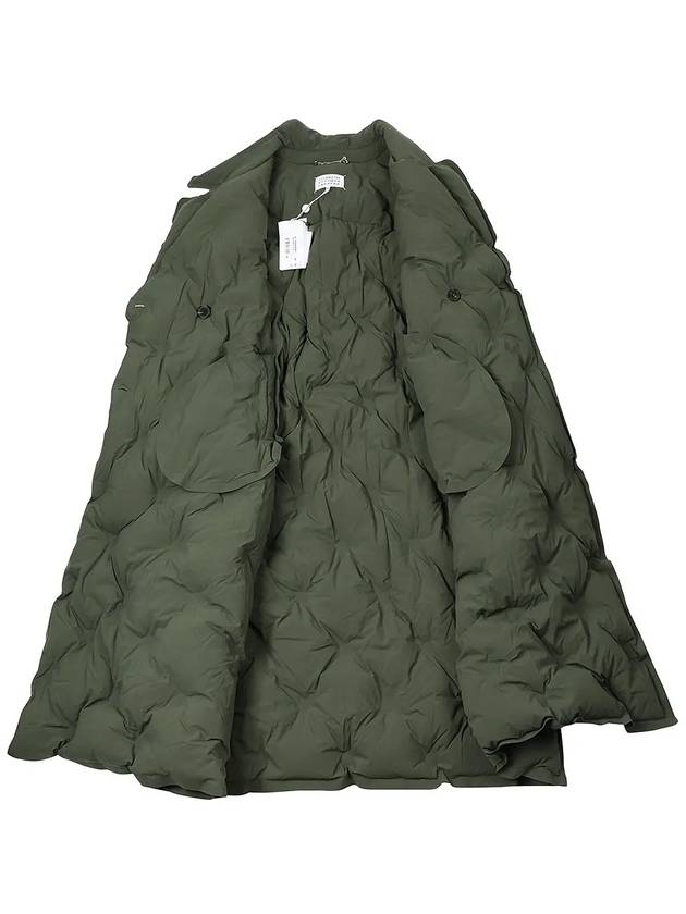 Recycled Nylon Padded Coat Olive - MAISON MARGIELA - BALAAN 4