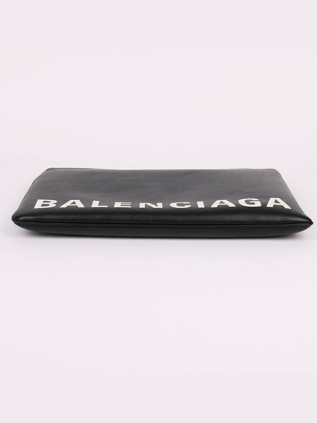 Black logo strap large clutch bag - BALENCIAGA - BALAAN 7