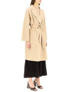 SELZ Belted Wool Coat Beige 50110327 031 - MAX MARA - BALAAN 3