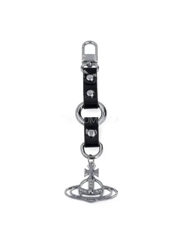 ORB Charm Key Holder Black Silver - VIVIENNE WESTWOOD - BALAAN 2