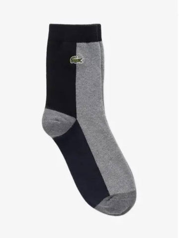 Men s Color Block Medium Neck Socks RA101E 54N 031 Domestic Product GQ2N24070546850 - LACOSTE - BALAAN 1