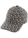 Ferragamo Men s Gancini Baseball Cap 56 0678 NERO BONE 0725868 - SALVATORE FERRAGAMO - BALAAN 10