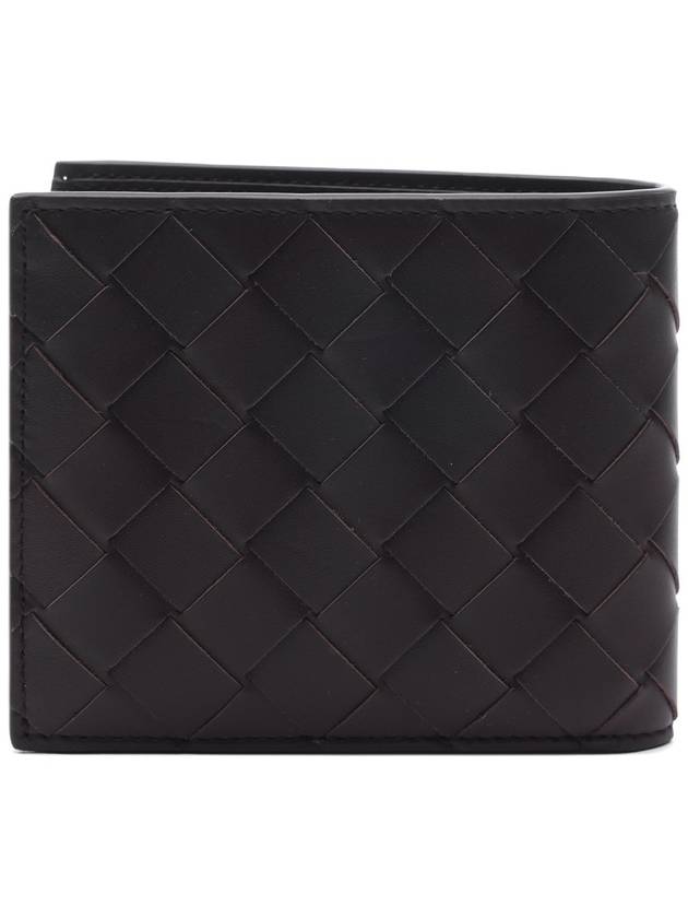 Intrecciato Leather Half Wallet Brown - BOTTEGA VENETA - BALAAN 5