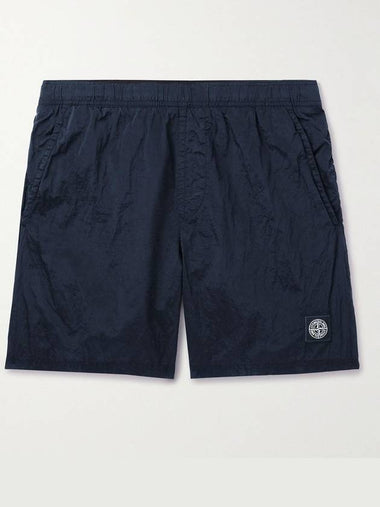 Stone Island Logo Straight Mid Length Swim Shorts Swimsuit Bottoms 1015B0943 - STONE ISLAND - BALAAN 1