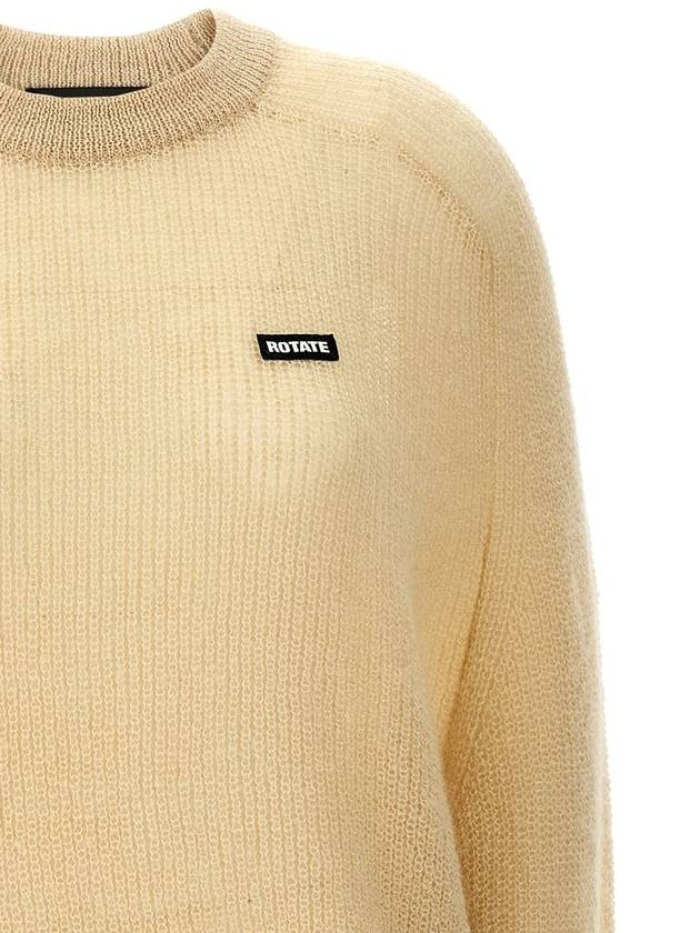 Rotate Birger Christensen Logo Label Sweater - ROTATE - BALAAN 3