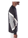 Men's Geometric Sweatshirt Black Grey - NEIL BARRETT - BALAAN 4