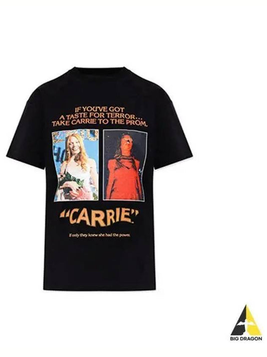 J W Anderson CARRIE Cotton T Shirt Black JT0112 PG1073 - JW ANDERSON - BALAAN 1