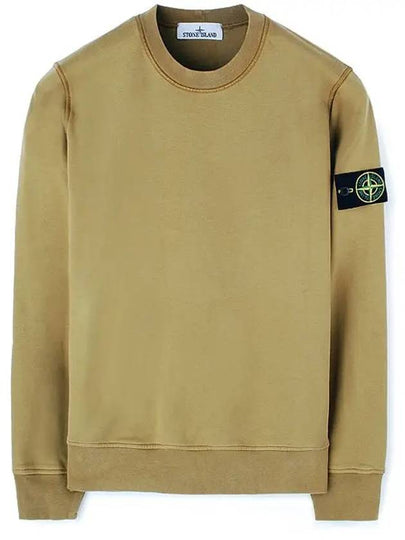 Wappen Patch Crew Neck Sweatshirt Dark Beige - STONE ISLAND - BALAAN 2