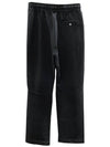 Shadow Project Cotton Fleece Jogger Track Pants Black - STONE ISLAND - BALAAN 4