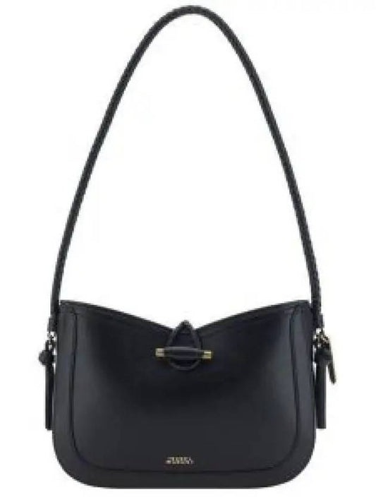 Vigo Baguette Leather Shoulder Bag Black - ISABEL MARANT - BALAAN 2