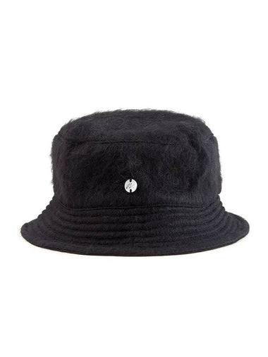 Logo Mohair Bucket Hat Black - OUR LEGACY - BALAAN 1