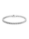 Matrix Tennis Rhodium Plated Bracelet White - SWAROVSKI - BALAAN 3