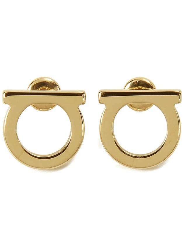 Gancini Earrings Gold - SALVATORE FERRAGAMO - BALAAN 2