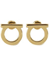 Gancini Earrings Gold - SALVATORE FERRAGAMO - BALAAN 3