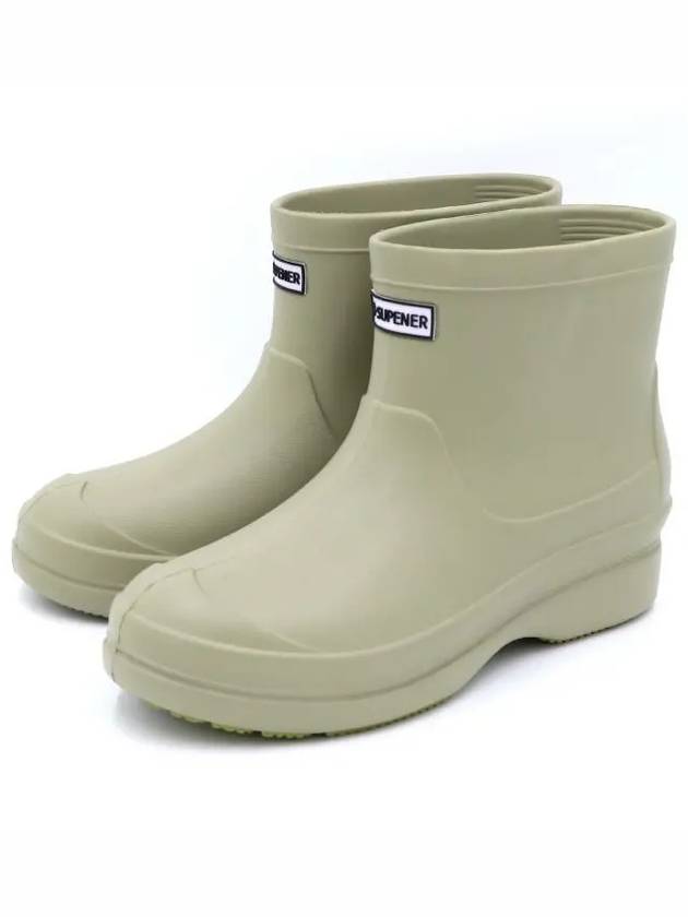 SPSHRNBTS Women's Lightweight Cushion Middle Rain Boots Khaki - SUPENER - BALAAN 3