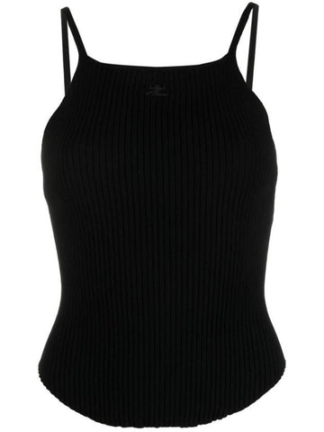 Courrèges Top Black - COURREGES - BALAAN 1