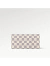 Emilie Damier Canvas Long Wallet Ivory - LOUIS VUITTON - BALAAN 5