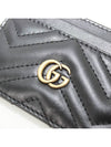 GG Marmont Matelasse 2 Tier Card Wallet Black - GUCCI - BALAAN 8