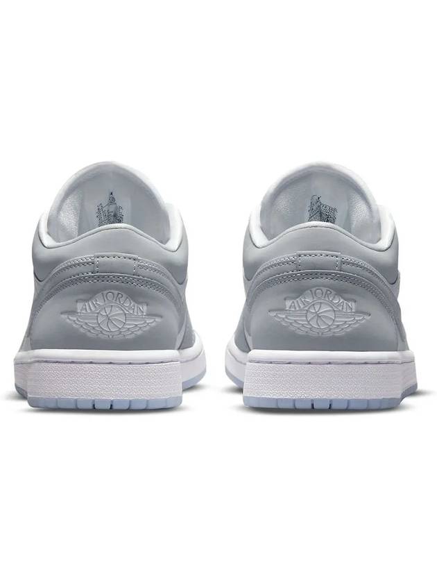 W Nike Jordan 1 Low White Wolf Gray DC0774 105 - JORDAN - BALAAN 5