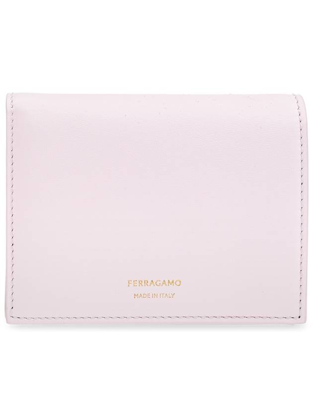 FERRAGAMO Leather Wallet, Women's, Pink - SALVATORE FERRAGAMO - BALAAN 1