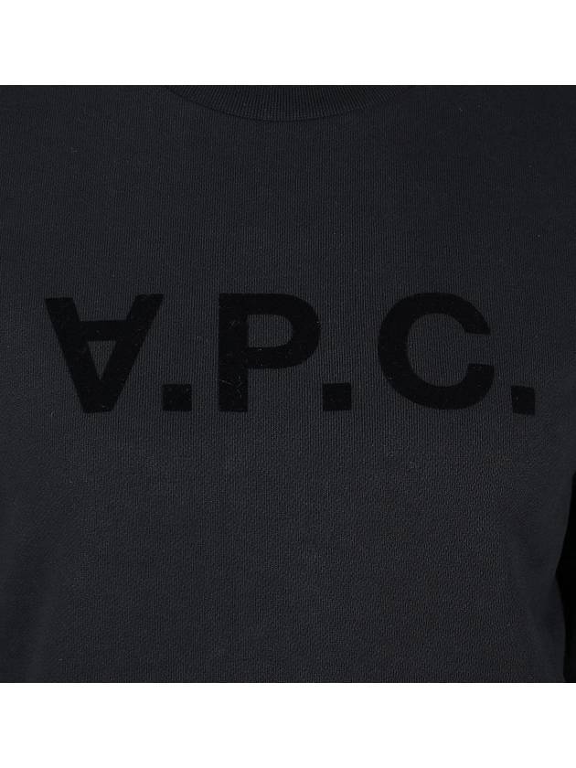 VPC Logo Sweatshirt Black - A.P.C. - BALAAN 7