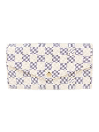 Women's Sarah Damier Azur Long Wallet Ivory - LOUIS VUITTON - BALAAN 1