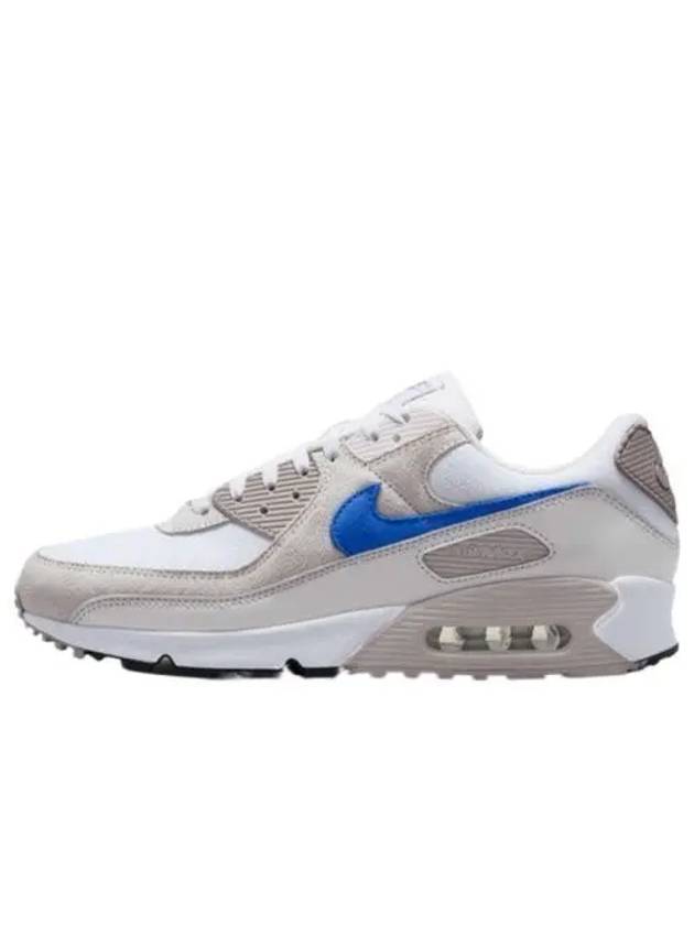 Air Max 90 Low Top Sneakers Racer Blue Grey - NIKE - BALAAN 2